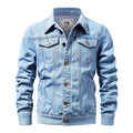 Unisex Sky Blue Denim Jacket – Lightweight & Classic